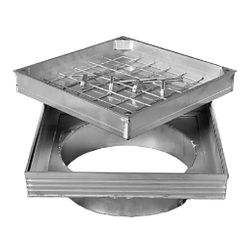 L&S TUBE-LIGHT-LINE L&S 600X600MM Ø400MM H= 8CM